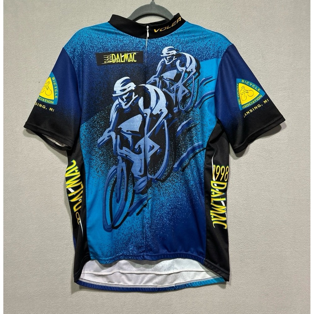 Men's cycling jersey shirt size XL Blue‎